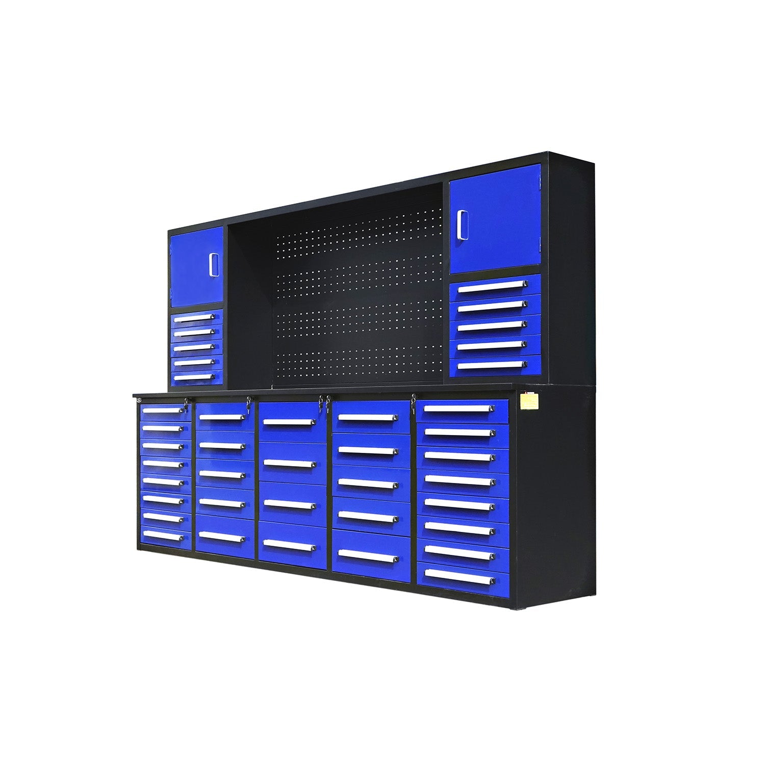 10ft Garage Cabinet (40 Drawers, 2 Cabinets & 1 Pegboard)