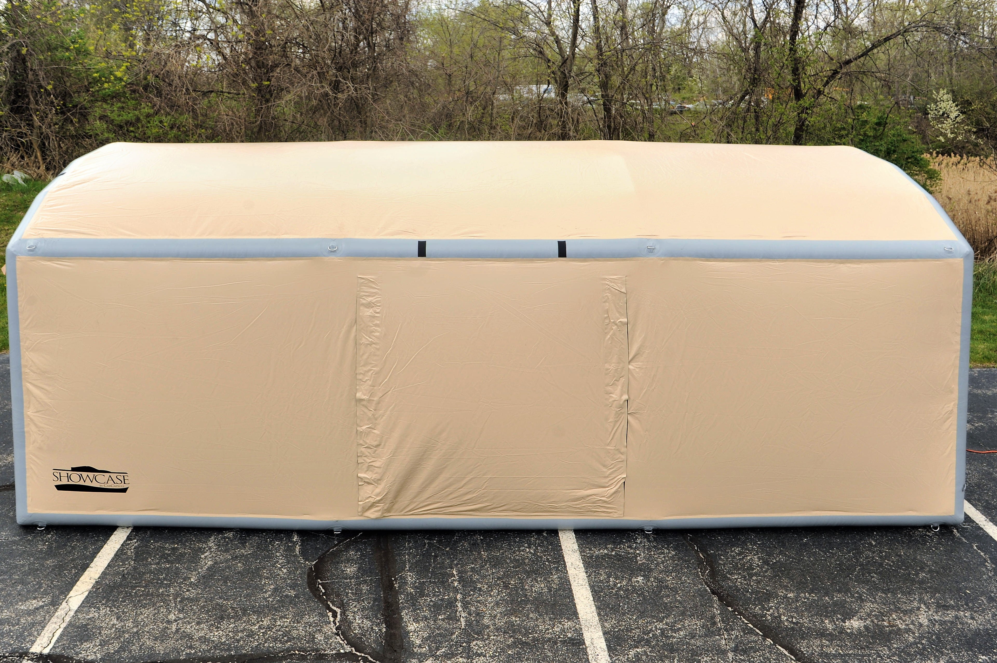 20' Arched Roof 9' High Outdoor Showcase (20x10x7' with 9' Arch) (84" Drive In Height & 96" Drive In Width) BACKORDER ETA 9-20