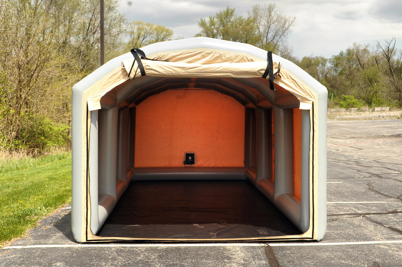 20' Arched Roof 8' High Outdoor Showcase (20x10x6' with 8' Arch) (72" Drive In Height & 96" Drive In Width) BACKORDER ETA 9-20