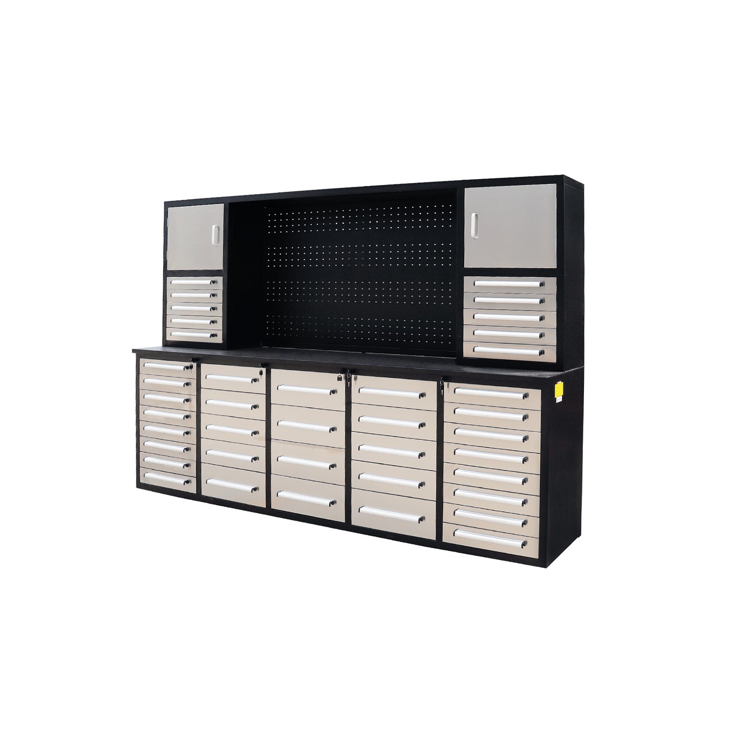 10ft Garage Cabinet (40 Drawers, 2 Cabinets & 1 Pegboard) - Garage Rebel