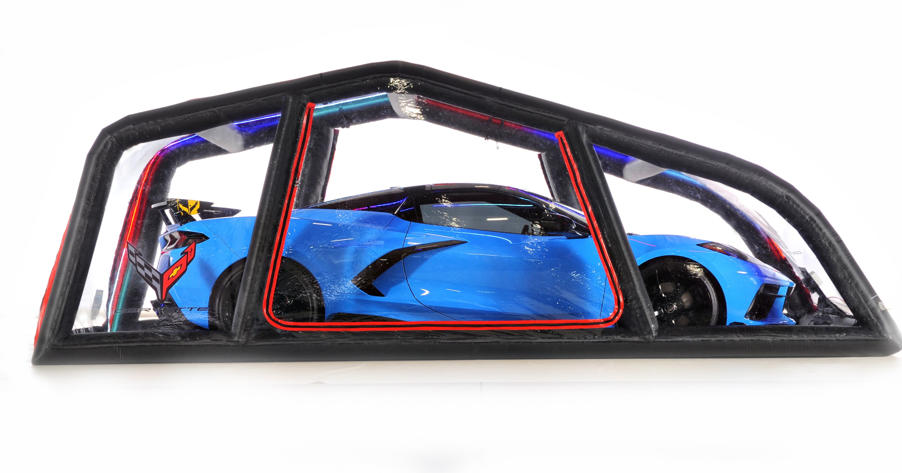 16' SC1 Corvette Series Showcase includes the LED KIT, Intellicharger, Road Emblazoned Floor (Patent 1018431)