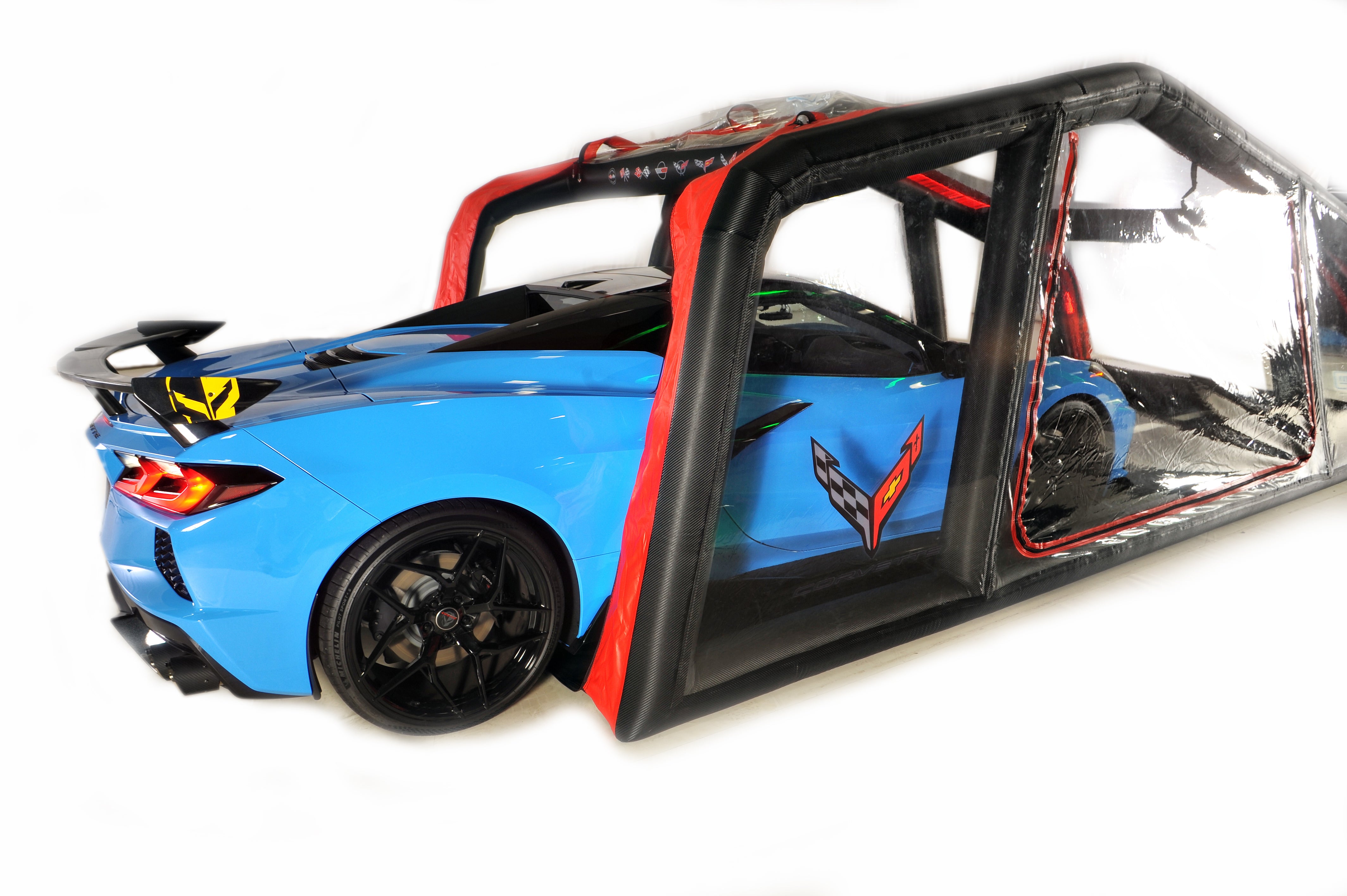 16' SC1 Corvette Series Showcase includes the LED KIT, Intellicharger, Road Emblazoned Floor (Patent 1018431)