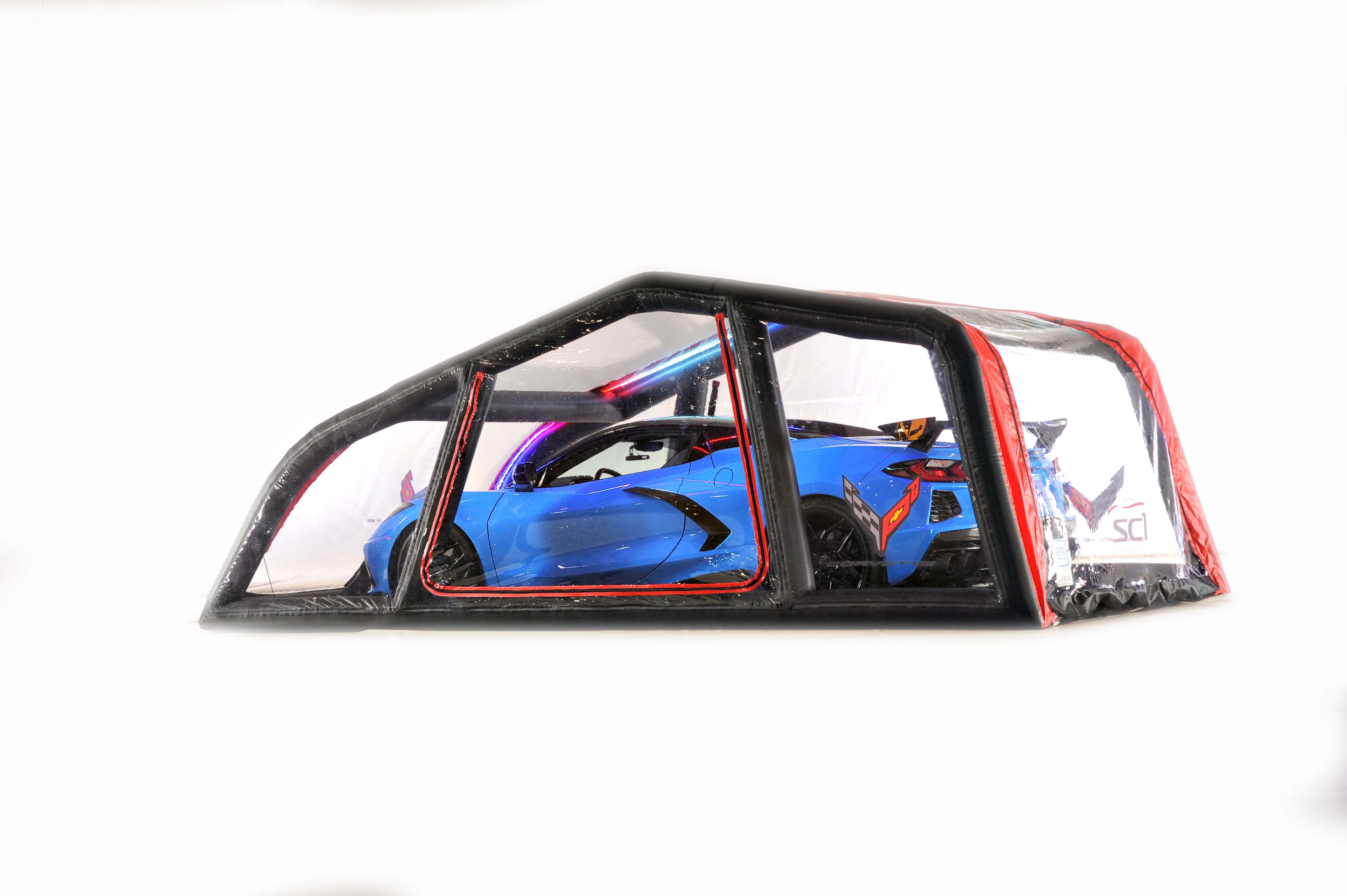 16' SC1 Corvette Series Showcase includes the LED KIT, Intellicharger, Road Emblazoned Floor (Patent 1018431)