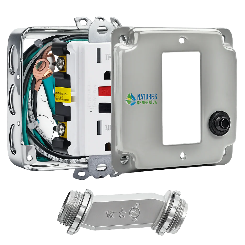 Nature's Generator 15A GFCI Power Outlet Box