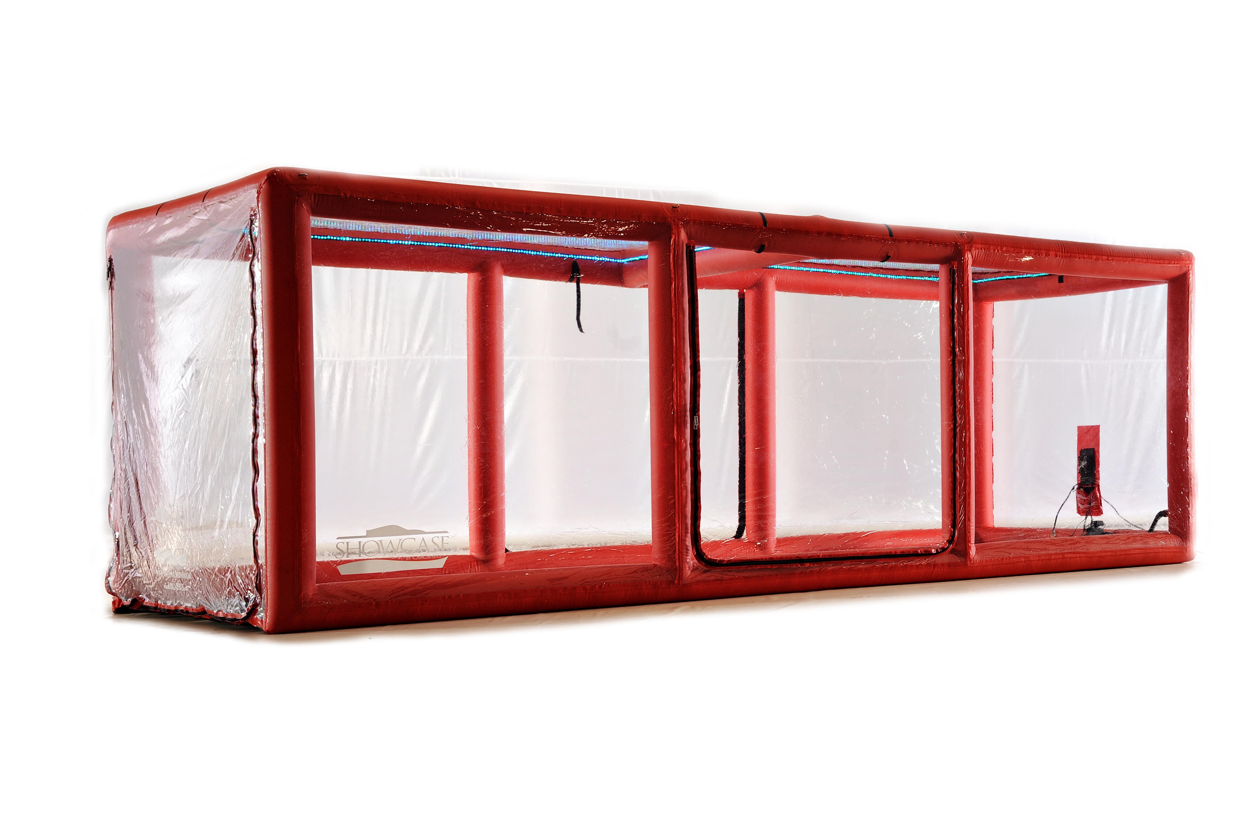 18' Red Scorcher Series Showcase includes the LED KIT, Intellicharger, Road Emblazoned Floor (Patent Pending) BACKORDER ETA 9-30