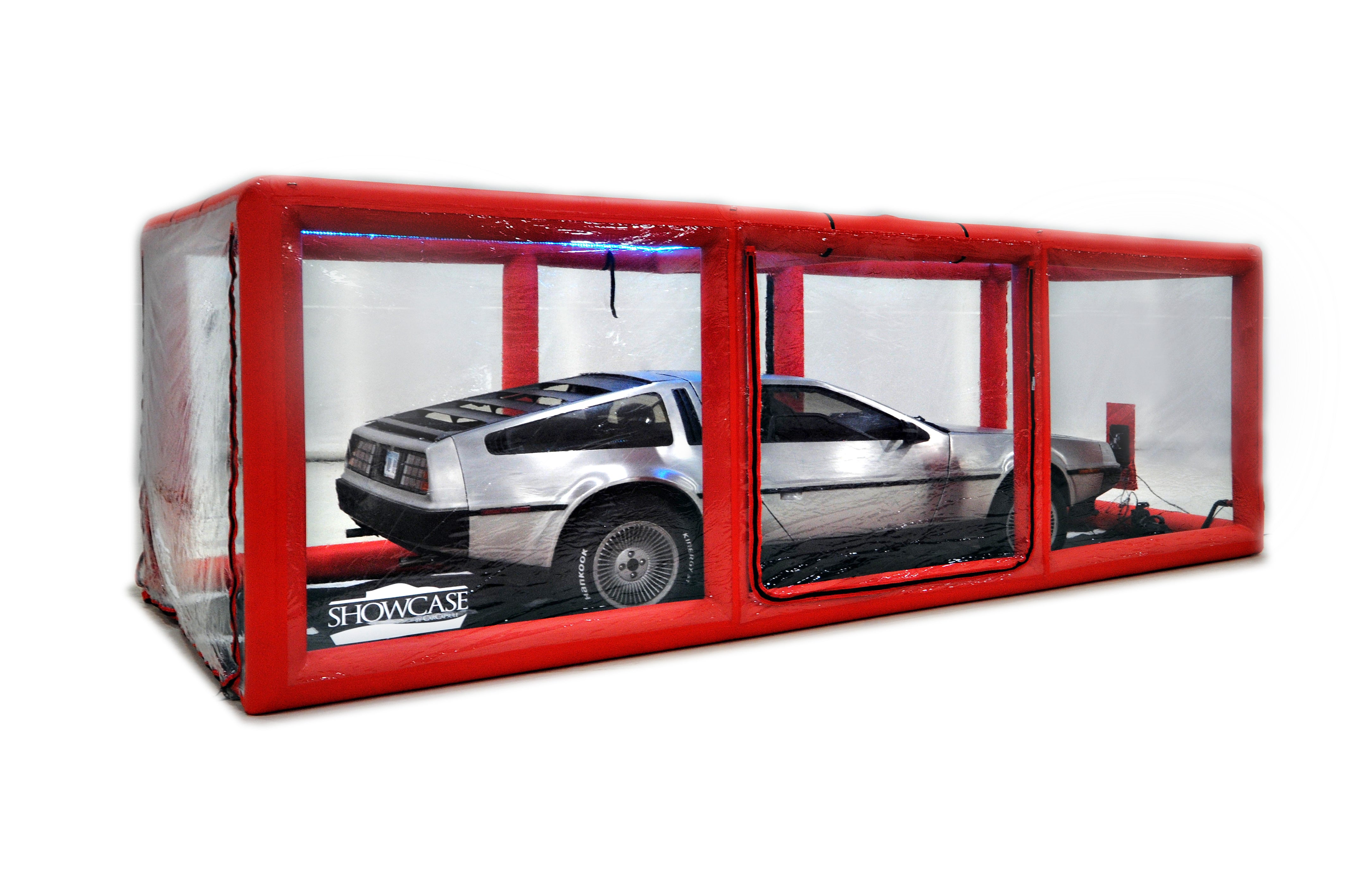 18' Red Scorcher Series Showcase includes the LED KIT, Intellicharger, Road Emblazoned Floor (Patent Pending) BACKORDER ETA 9-30