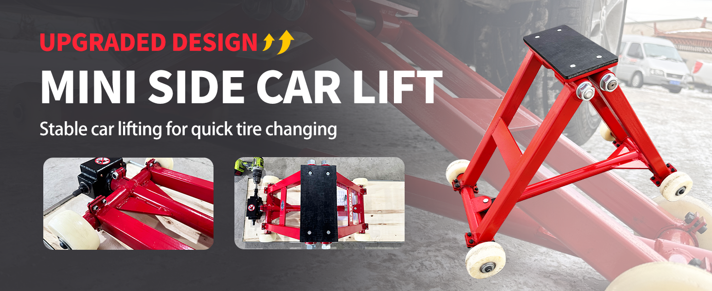 KATOOL New Mini Side Car Lift Auto Lift For Quick Tire Changing KT-M3000