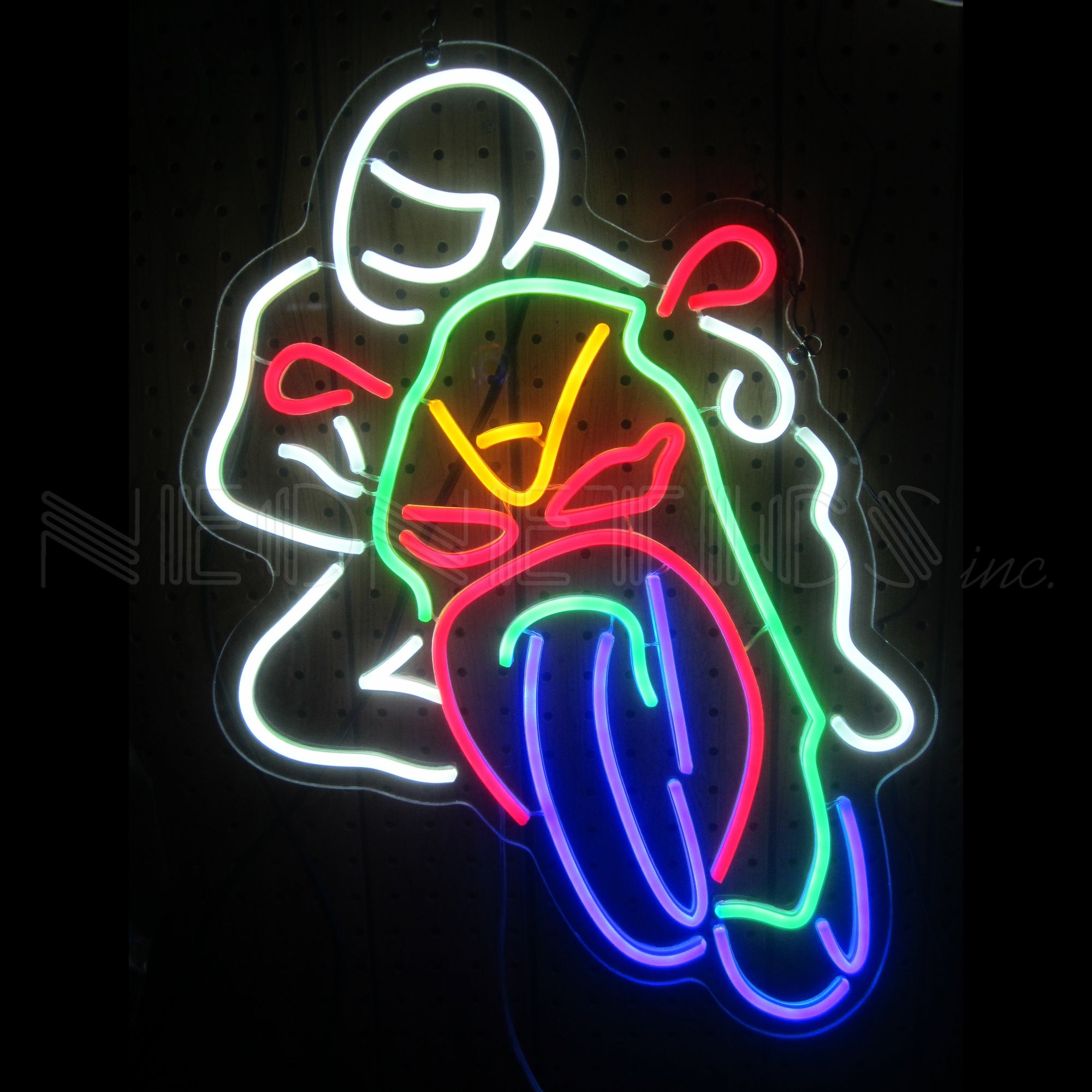 MOTORCYCLE LED FLEX-NEON WITH ACRYLIC BACKING