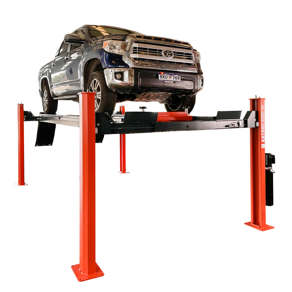 KT-4H150 Heavy Duty 4-Post Alignment Lift 15,000lbs Capacity (Rolling Jack Included)