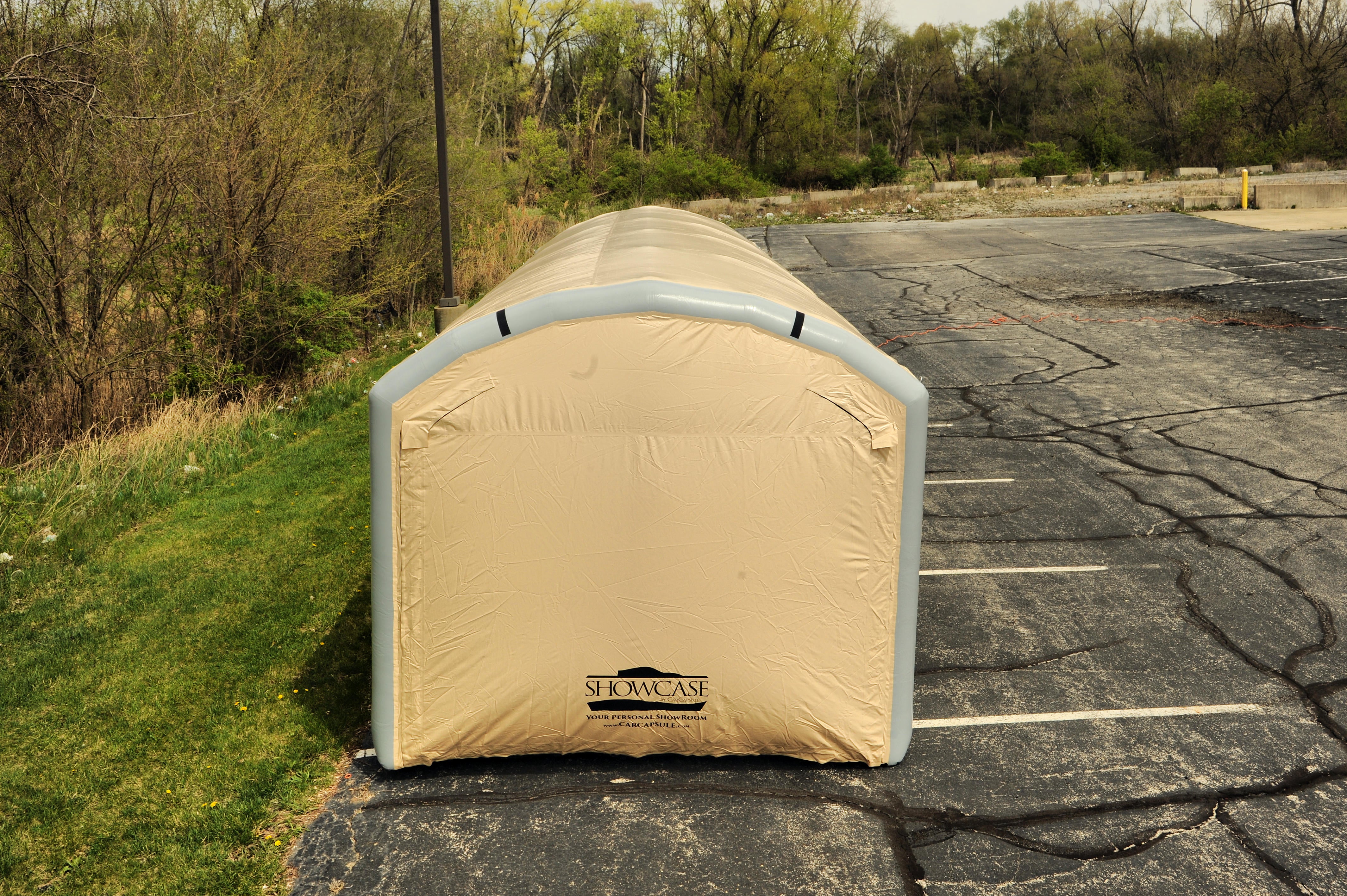 36' Arch Roof 9' High Outdoor Showcase (36x10x7' with 9' Arch) (84" Drive In Height & 96" Drive In Height) BACKORDER ETA 9-30