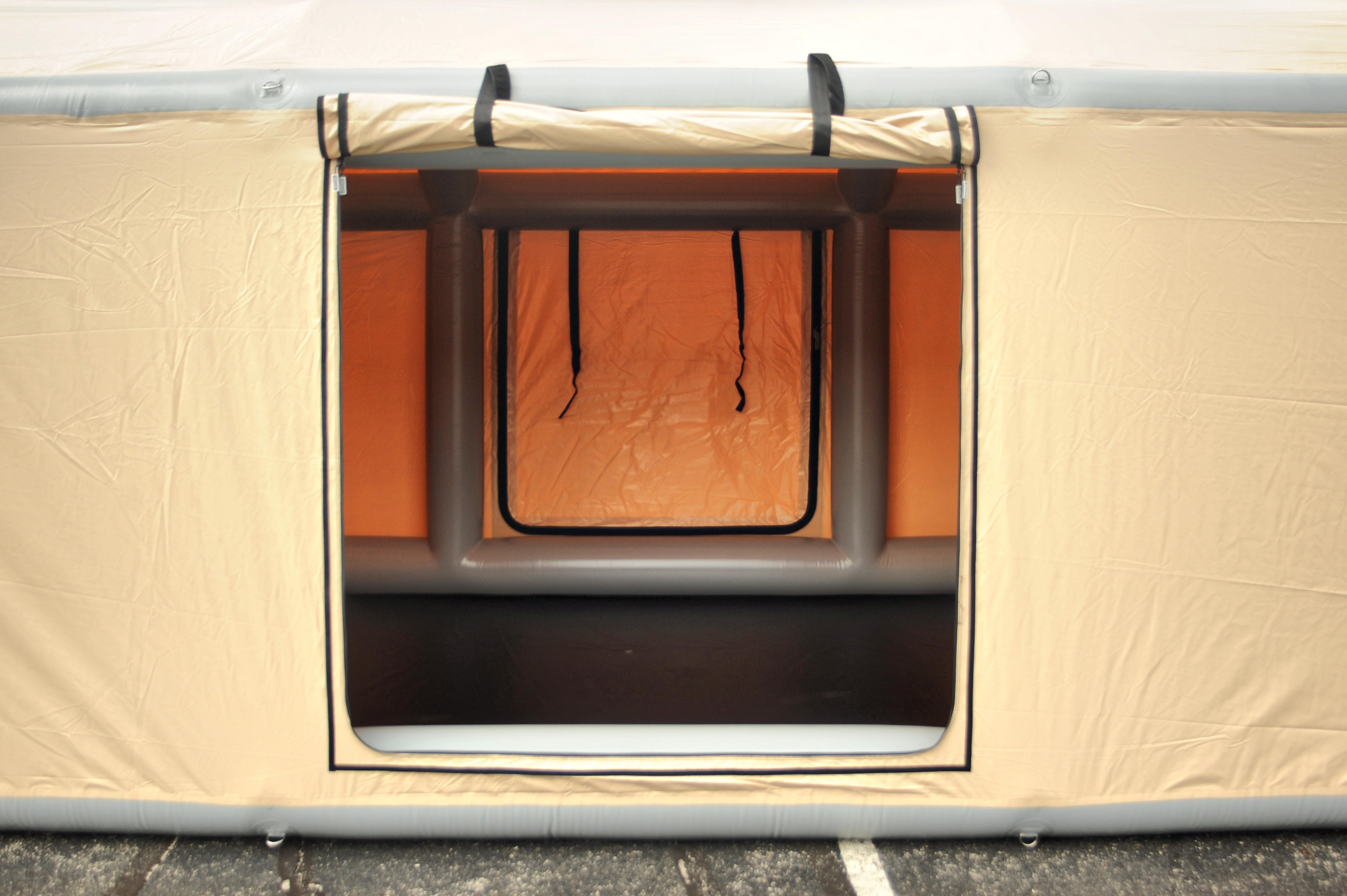36' Arch Roof 9' High Outdoor Showcase (36x10x7' with 9' Arch) (84" Drive In Height & 96" Drive In Height) BACKORDER ETA 9-30