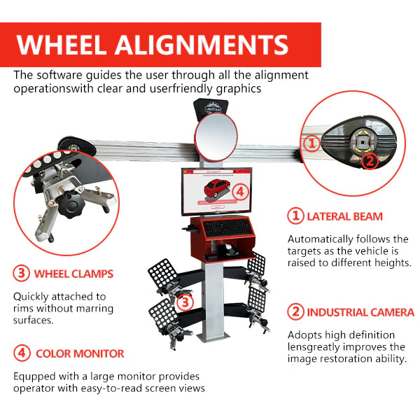 KATOOL 3D Wheel Alignment Machine Wheel Aligner--AV533