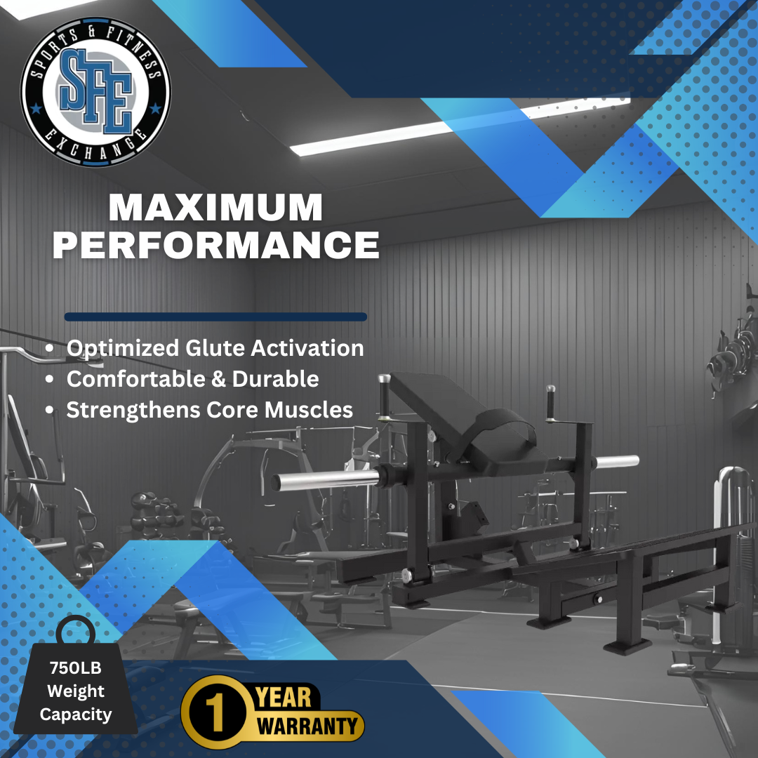 Plate Loaded Hip Thrust Glute Drive Machine (New)