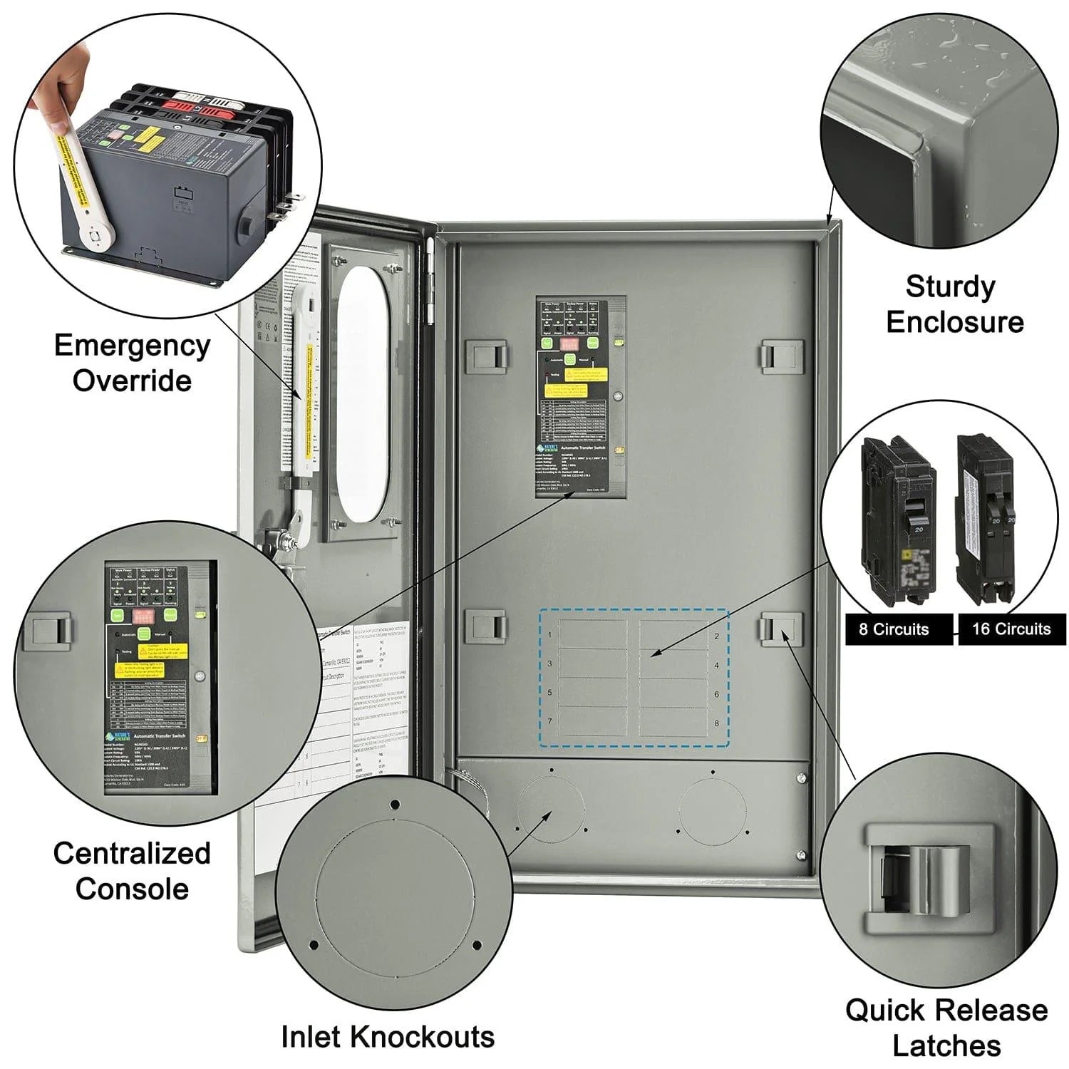 30A Automatic Generator Transfer Switch
