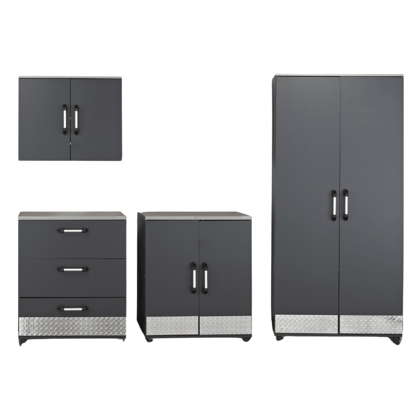 4 Piece - Space Saving Storage System - Garage Rebel