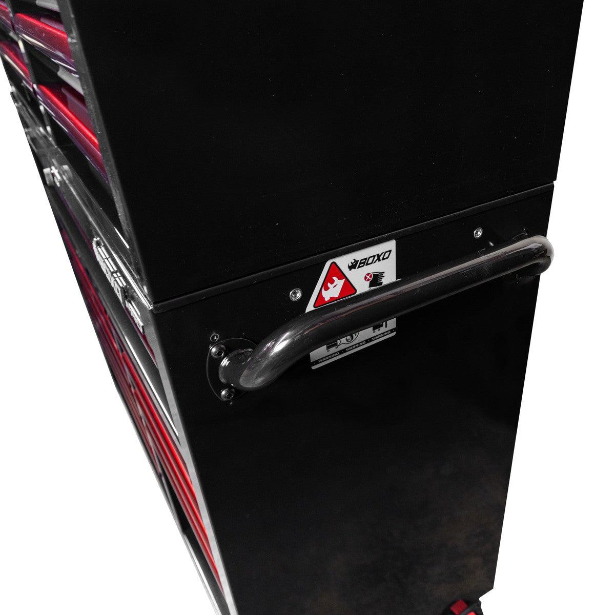 Pro Series | 45" 19-Drawer Rolling Tool Box | Black and Red