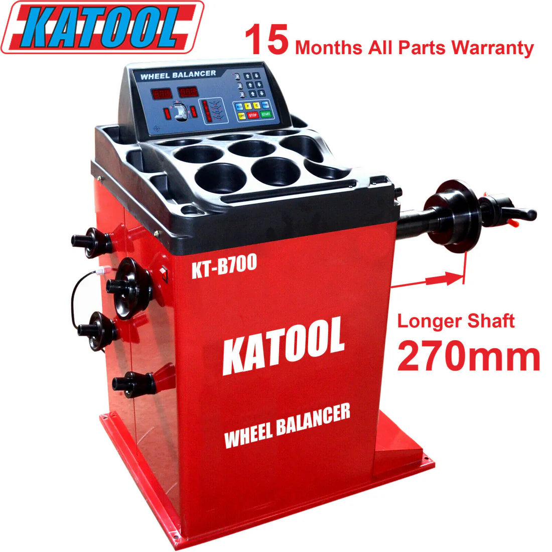 Combo 5: Tire Changer KT-T850 & Wheel Balancer KT-B700 w/ adaptors