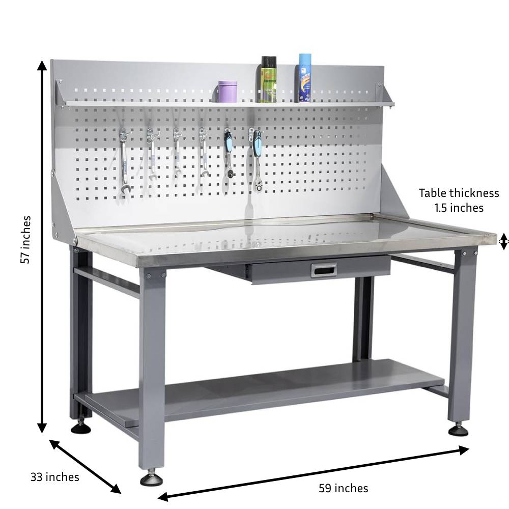 59" Heavy Duty Workbench - Garage Rebel