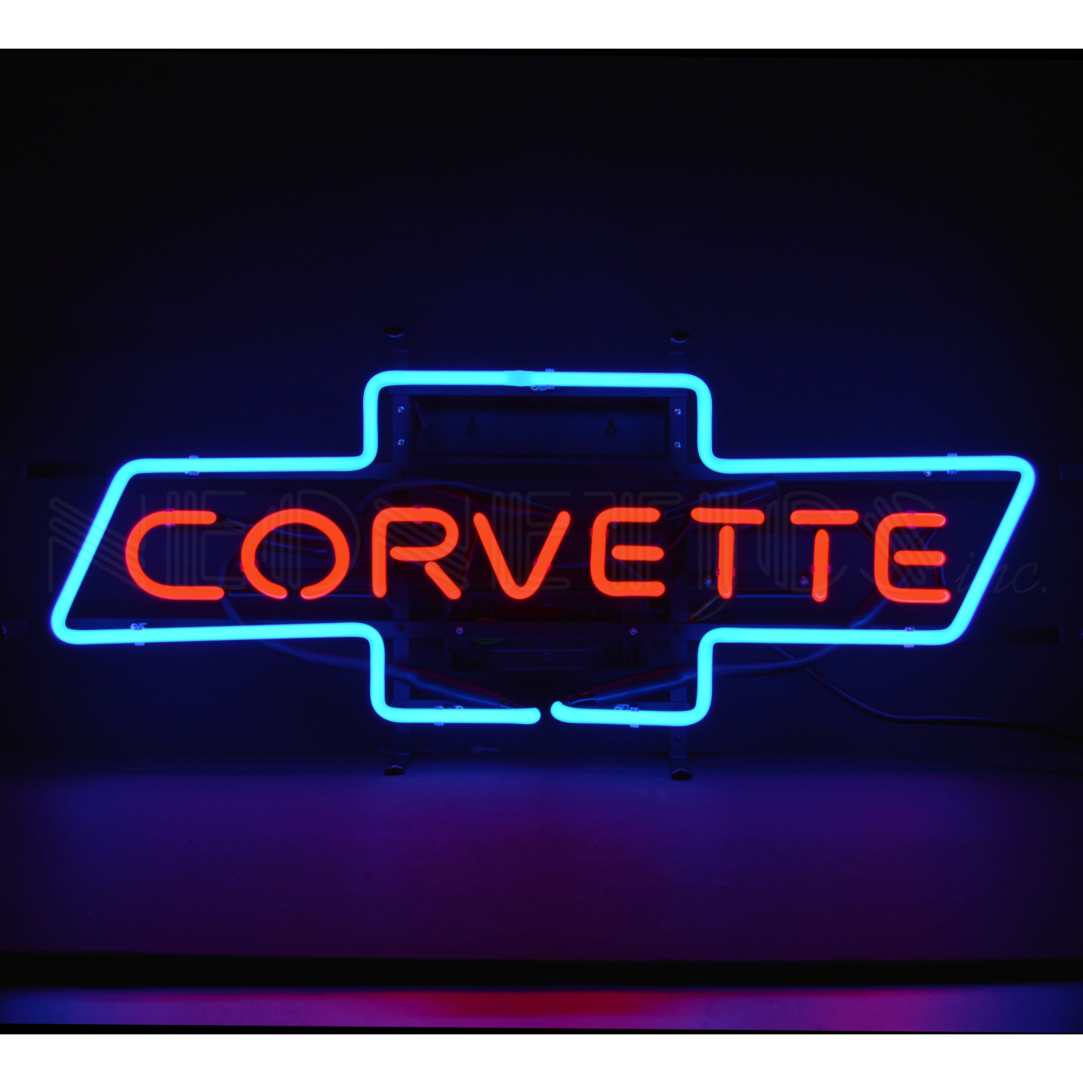 CORVETTE BOWTIE NEON SIGN