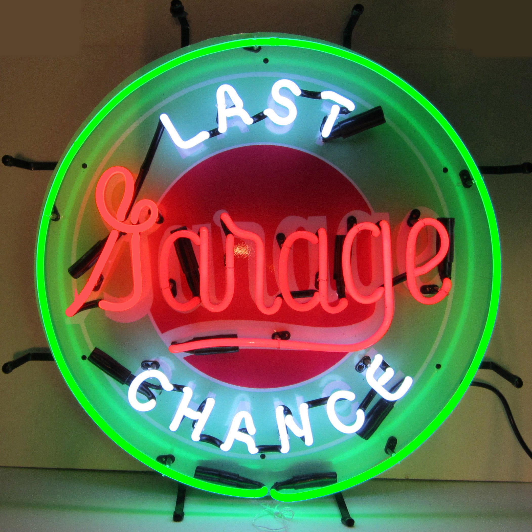 GAS - LAST CHANCE GARAGE NEON SIGN