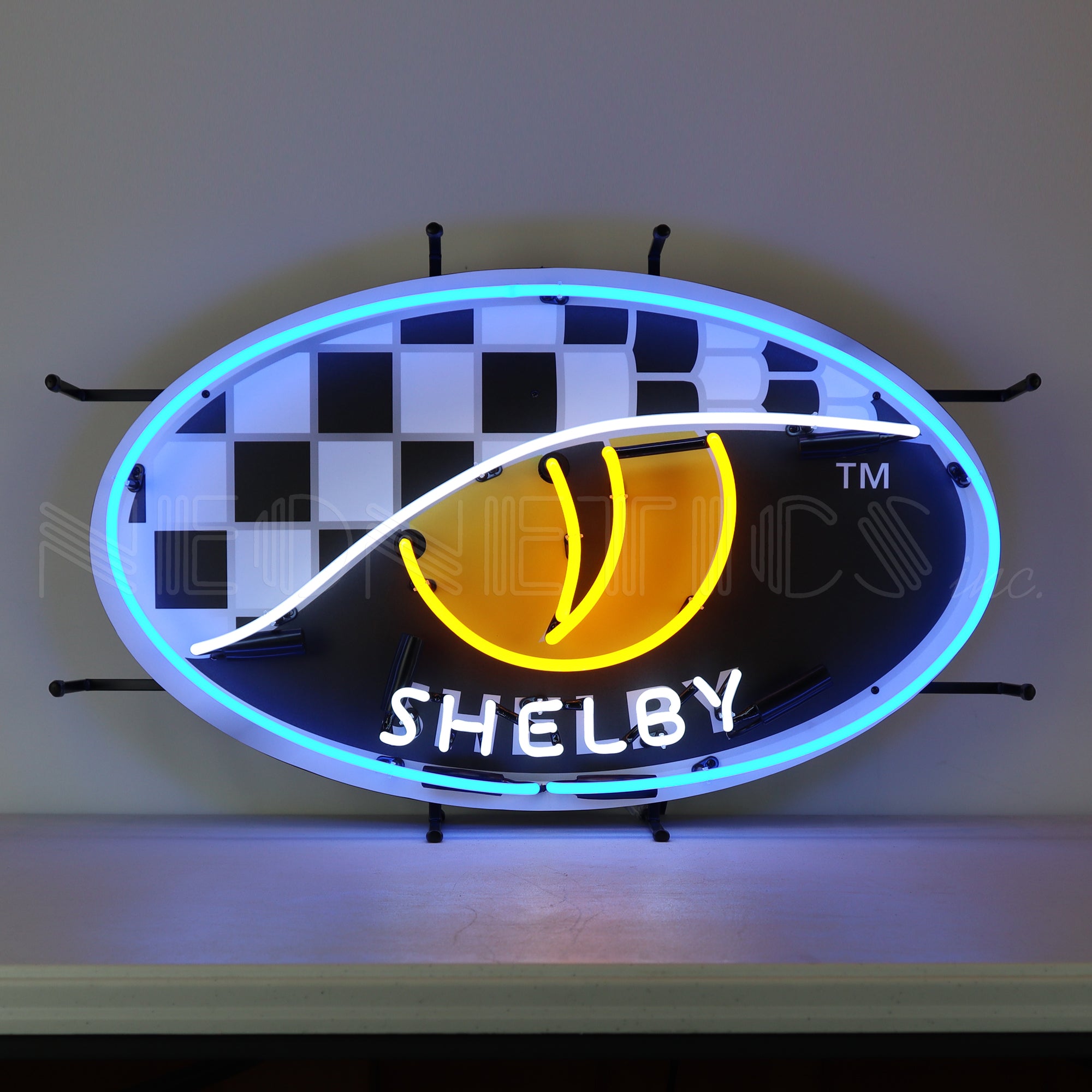 SHELBY SERIES ONE SNAKE EYE NEON SIGN