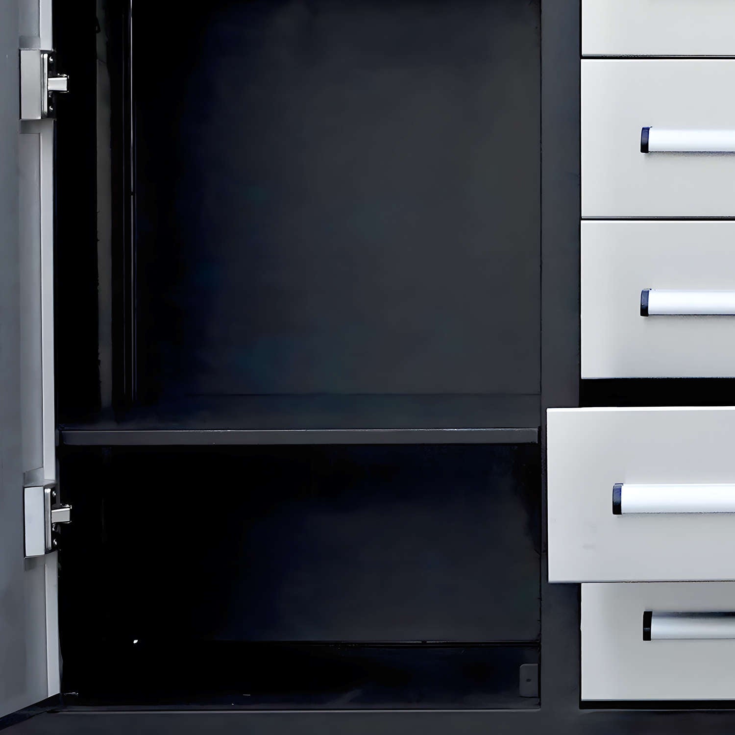 7ft Heavy Duty Workbench with 10 Drawers & 2 Cabinets - Garage Rebel