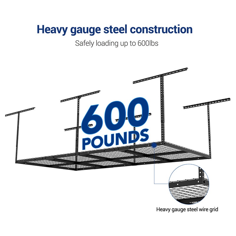 GR38 Classic 3' x 8' Overhead Garage Storage Rack