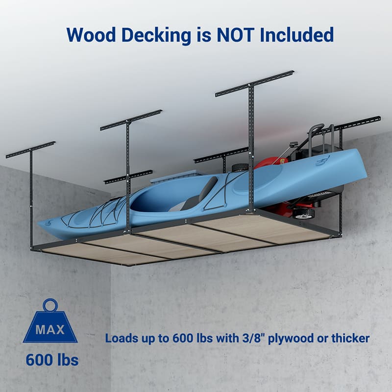 GR48F Basic 4' x 8' Overhead Garage Storage Rack