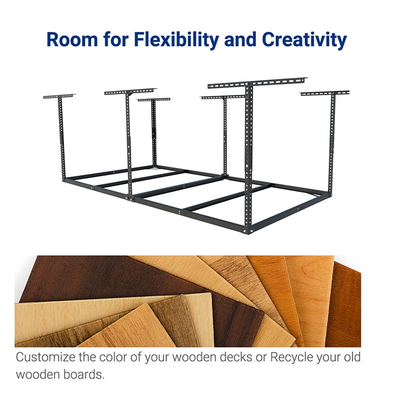 GR48F Basic 4' x 8' Overhead Garage Storage Rack