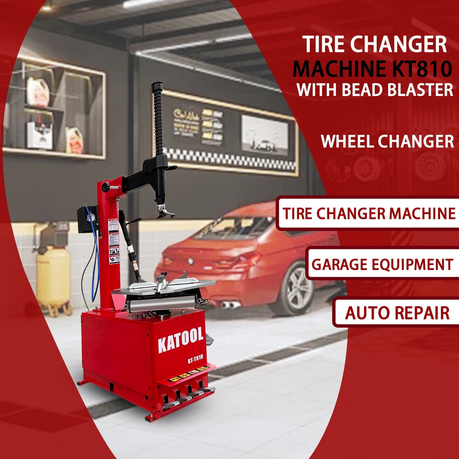 KT-T810 Wheel Clamp Tire Changer Machine