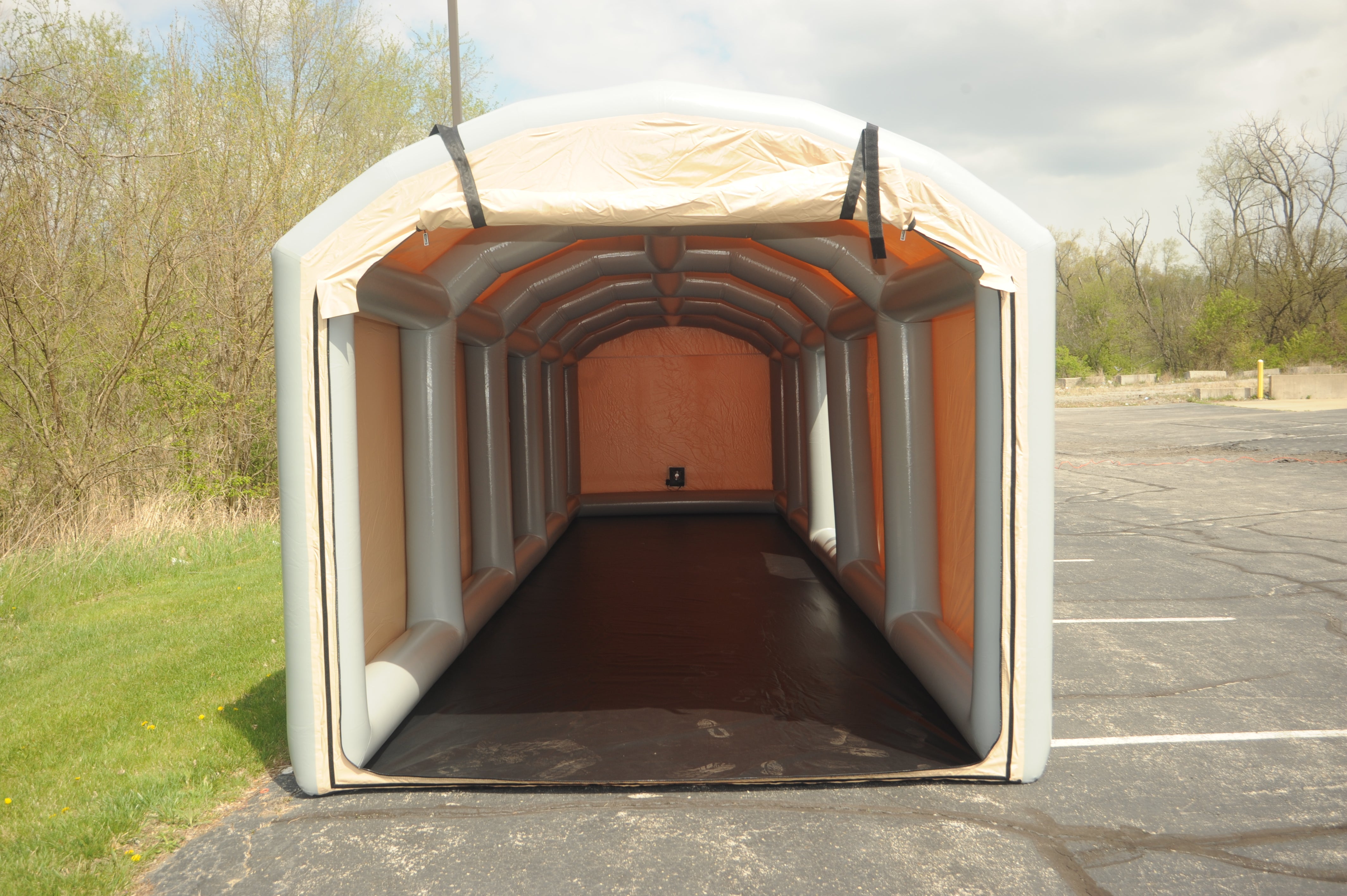 36' Arch Roof 9' High Outdoor Showcase (36x10x7' with 9' Arch) (84" Drive In Height & 96" Drive In Height) BACKORDER ETA 9-30