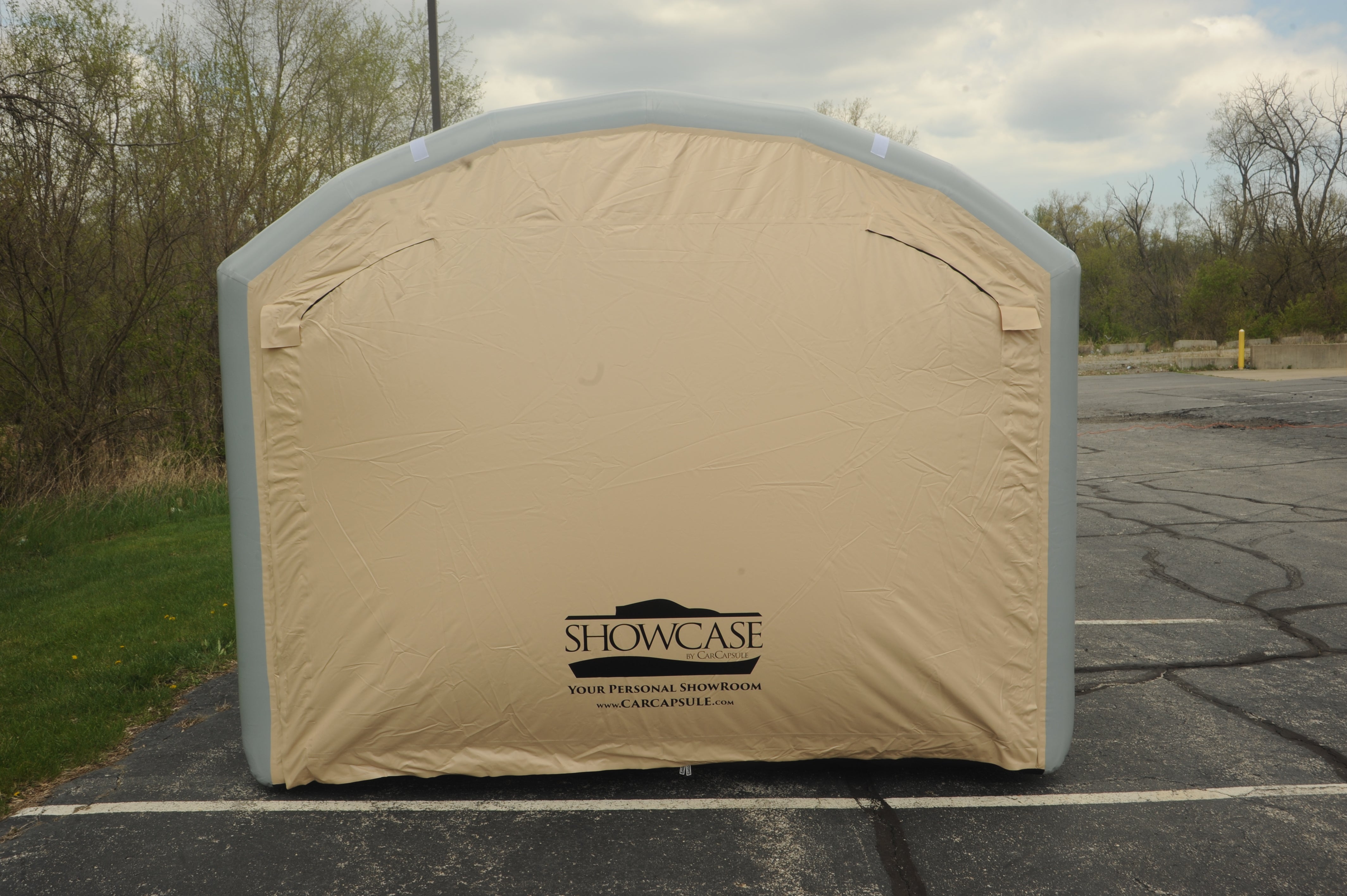 36' Arch Roof 9' High Outdoor Showcase (36x10x7' with 9' Arch) (84" Drive In Height & 96" Drive In Height) BACKORDER ETA 9-30
