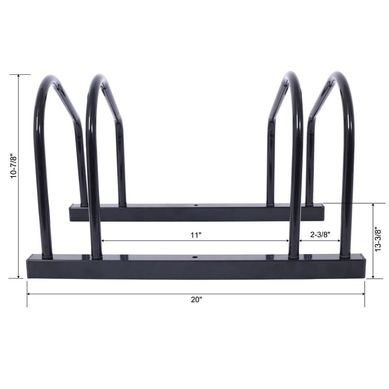 BR2 2 Bikes Floor Bike Stand