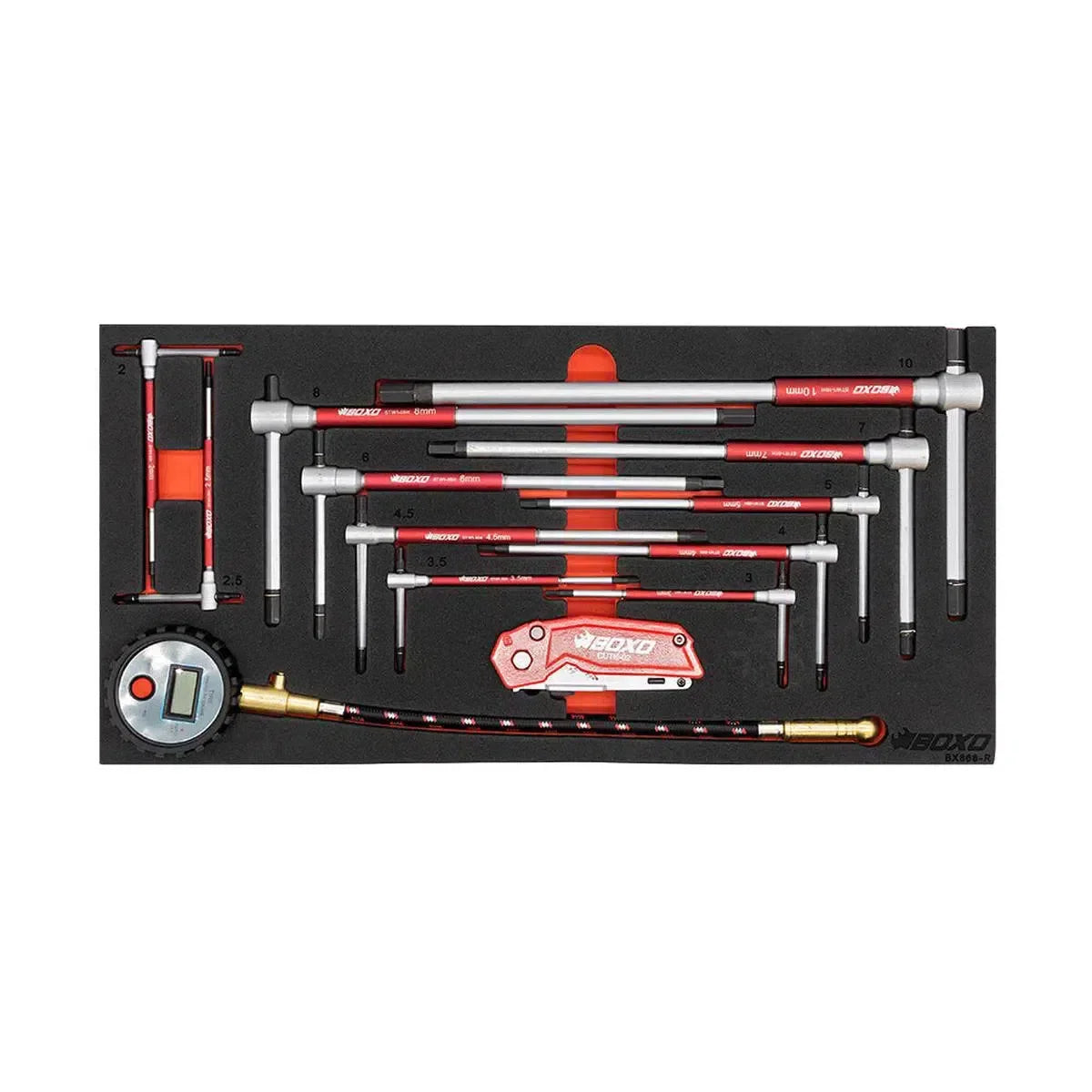 69-Piece Karting Tool Set for 3-Drawer Hand Carry Box
