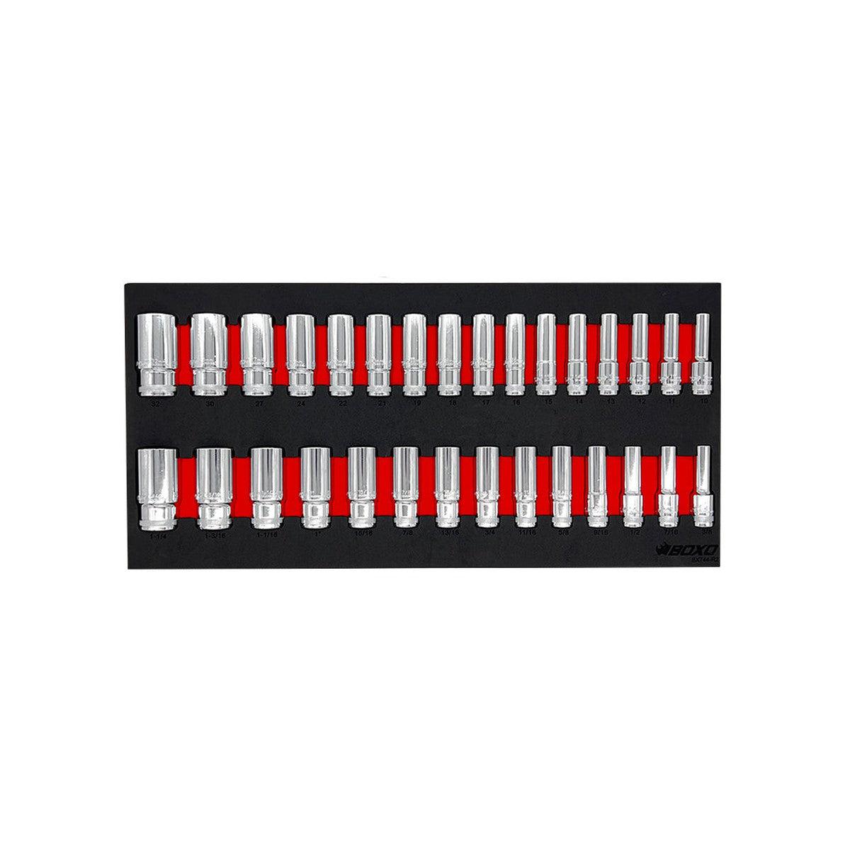 238-Piece Metric and SAE Combo 5-Drawer Hand Carry Tool Box