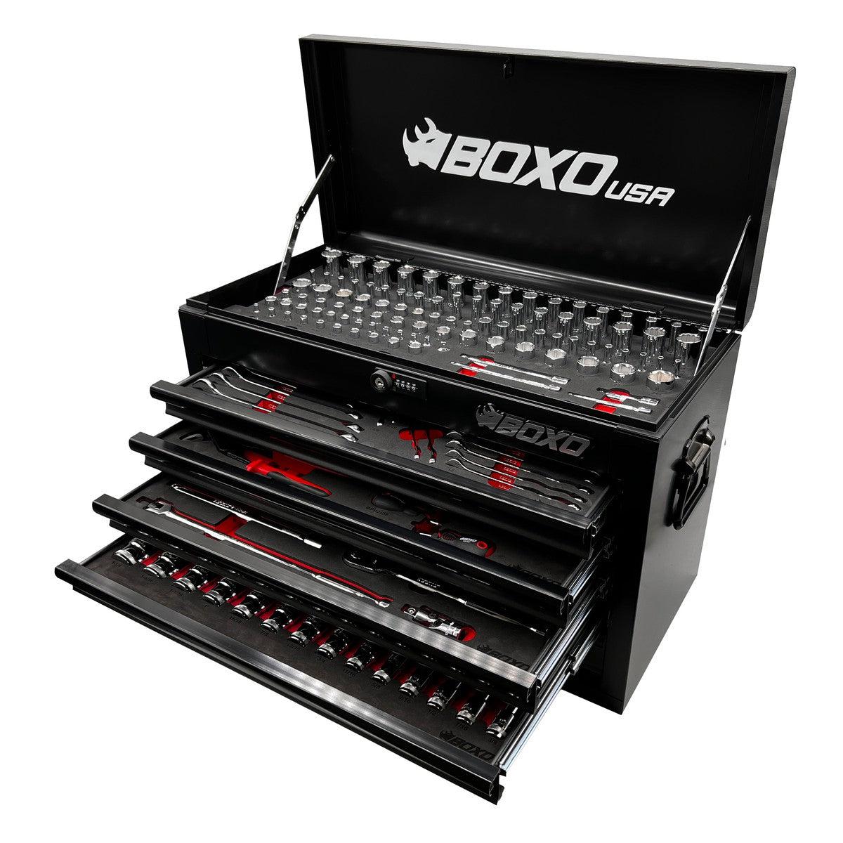 238-Piece Metric and SAE Combo 5-Drawer Hand Carry Tool Box