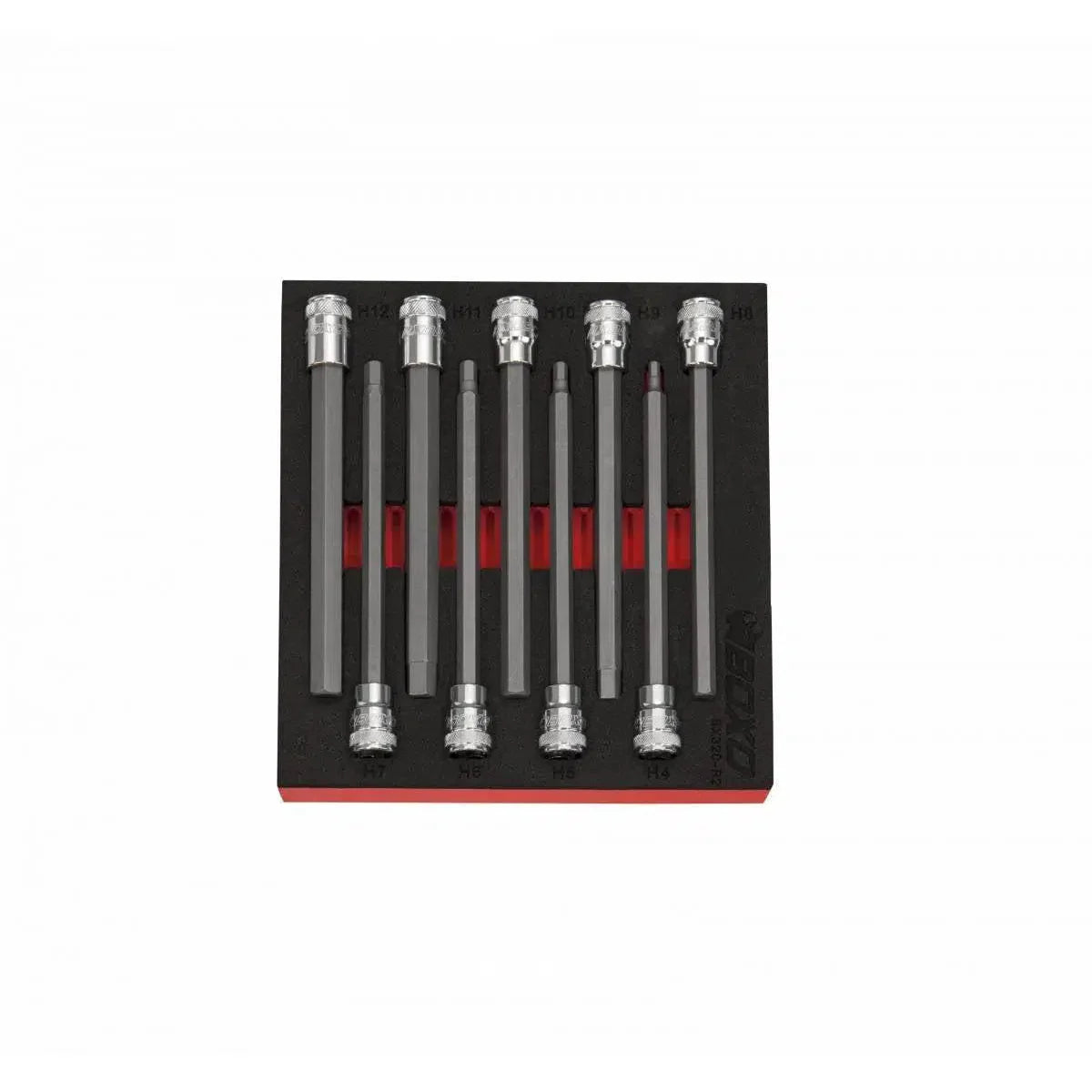 9-Piece 3/8" Drive Long Hex Bit Socket Set | 1/6th EVA Foam