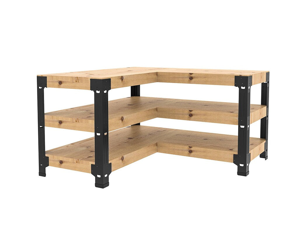 L Shaped Heavy Duty Work Bench