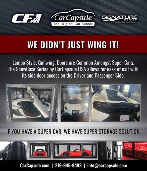 20' CF1 Series Showcase Tall includes the LED KIT, Intellicharger, Road Emblazoned Floor (Patent Pending) BACKORDER ETA 10-31