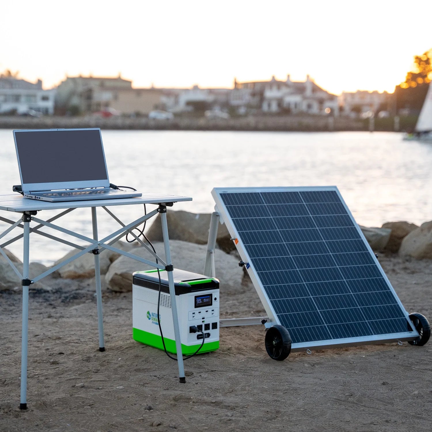 High Capacity Lithium 1800 Solar and Wind Generator