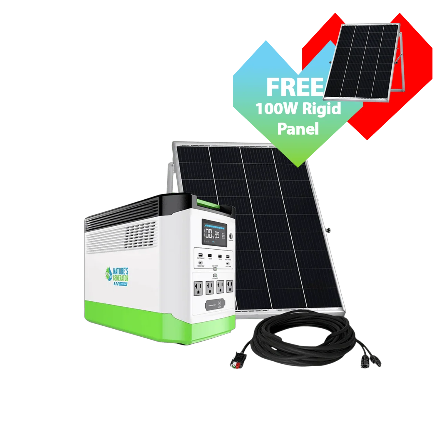 High Capacity Lithium 1800 Solar Generator