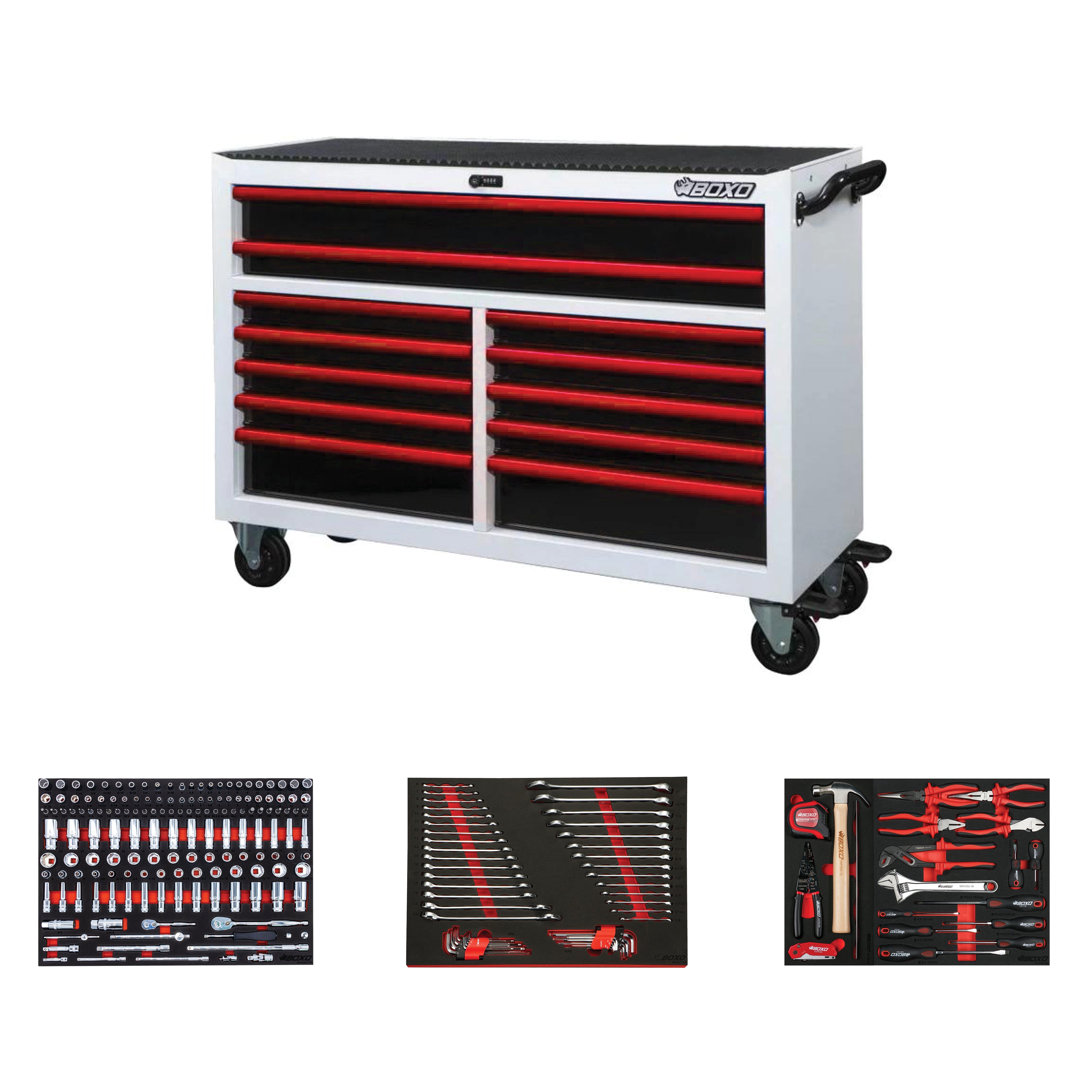 Pro Series | 53" 12-Drawer Rolling Tool Box