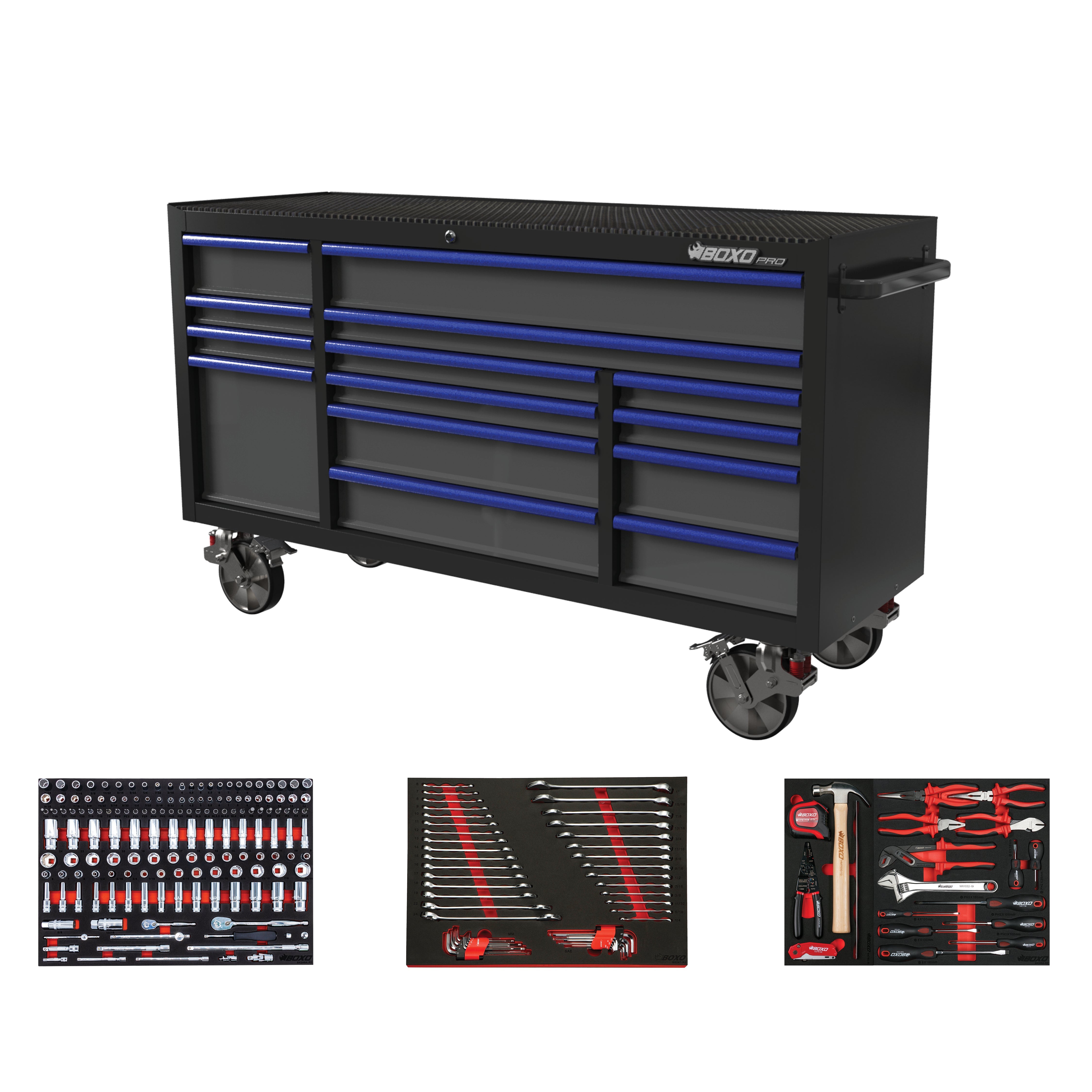 Pro Series | 72" 14-Drawer Rolling Tool Box