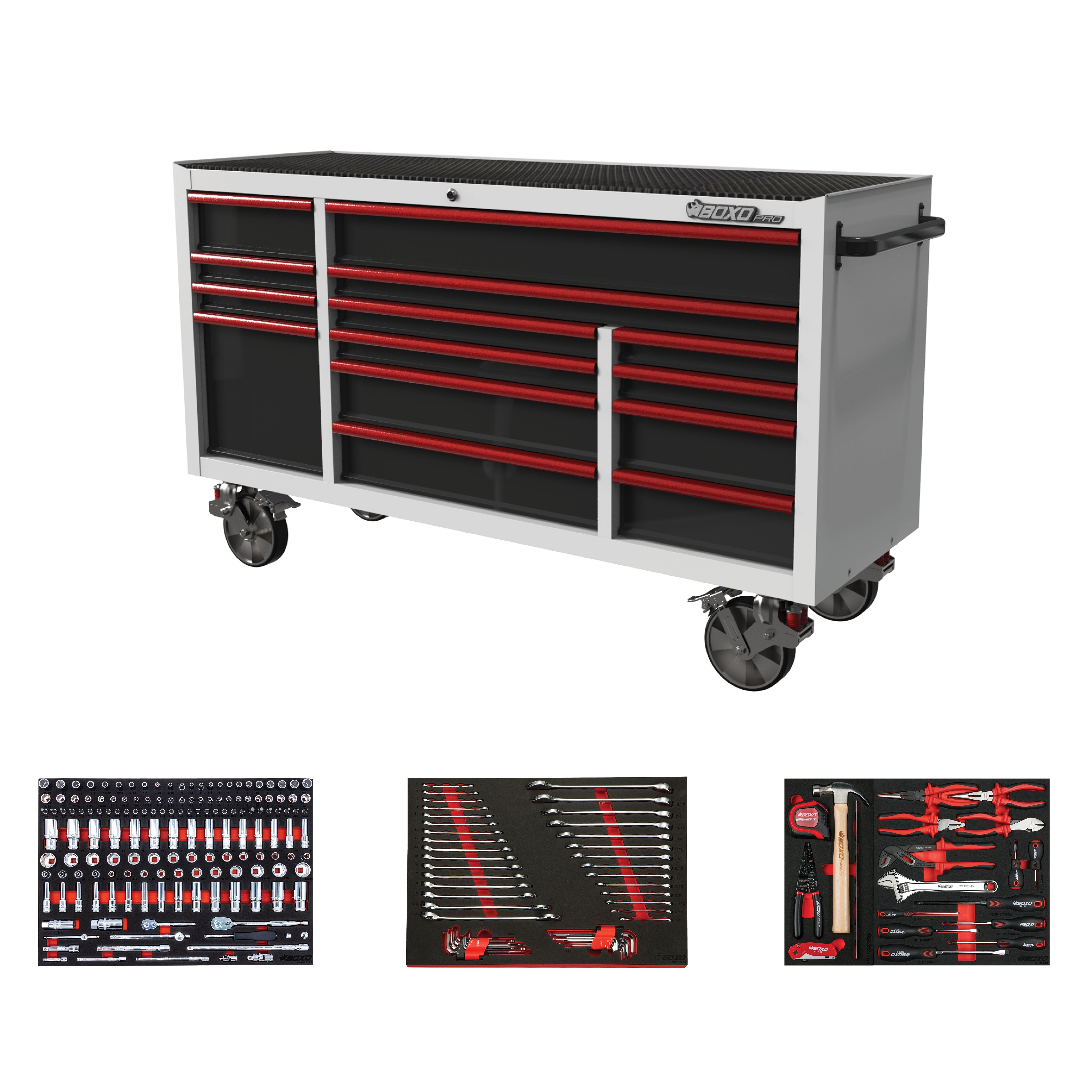 Pro Series | 72" 14-Drawer Rolling Tool Box