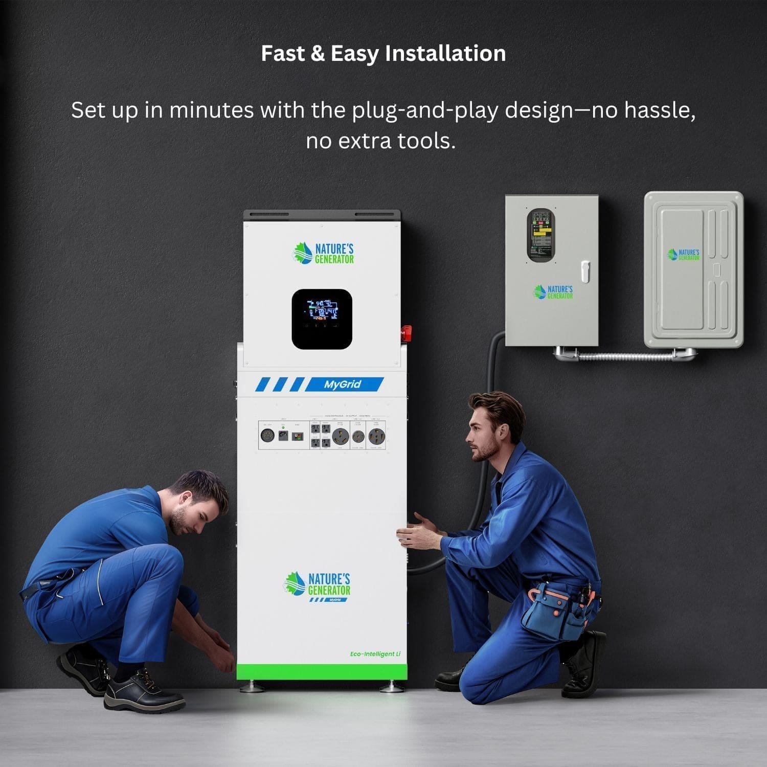 MyGrid 10K Solar and Wind Generator for Home