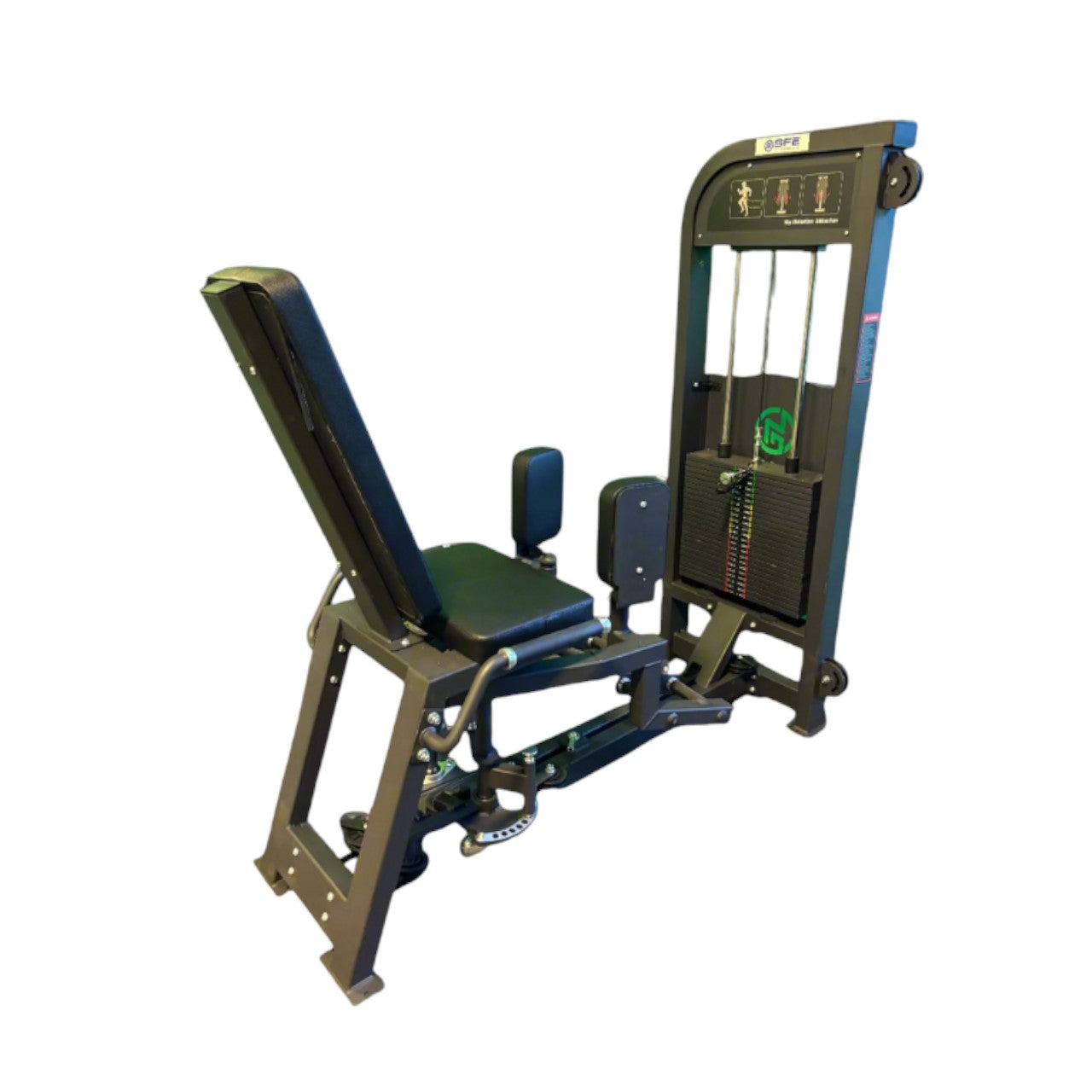 Selectorized Hip Abductor & Adductor Machine w/ 250lb weight stack (New)