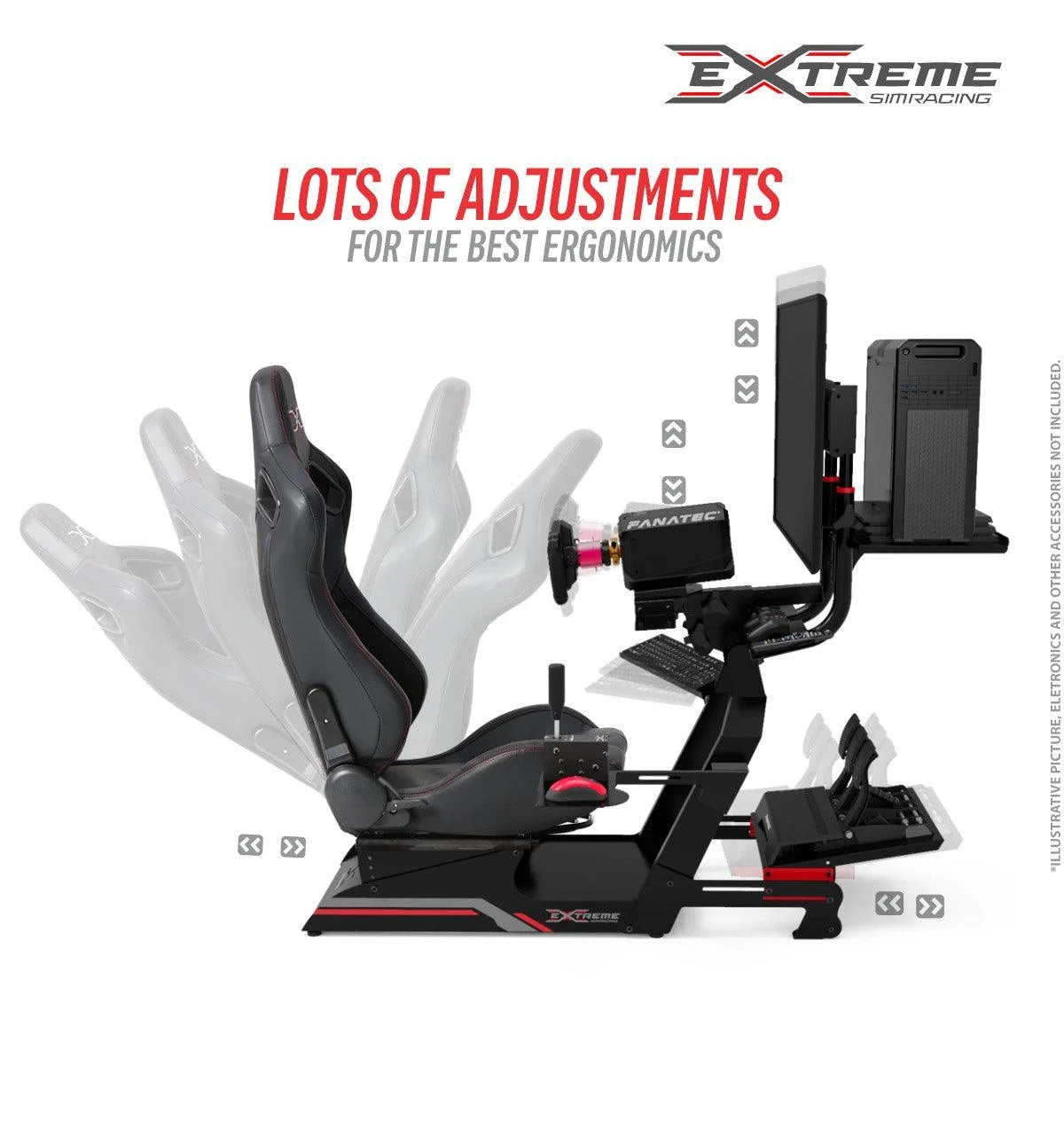 SIM RACING COCKPIT XT PREMIUM 3.0 FULL ACCESSORIES