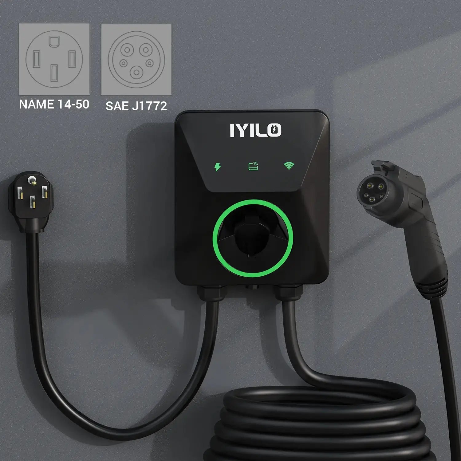 IYILO Level 2 EV Charger Plug In (40A)