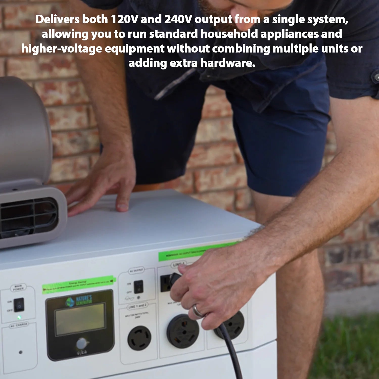 Nature’s Generator Powerhouse Solar and Wind Generator