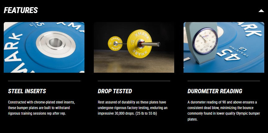 Commercial Premium Virgin Rubber Color Bumper Plates (LB)